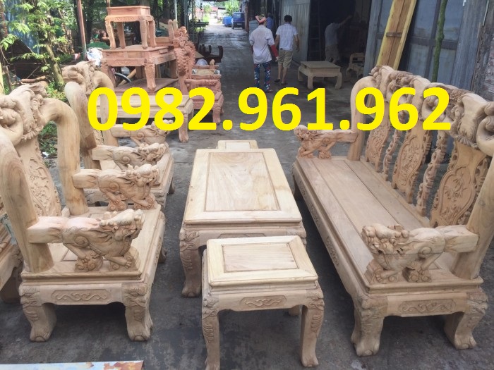 ghế phòng khách minh đào gỗ hương mộc