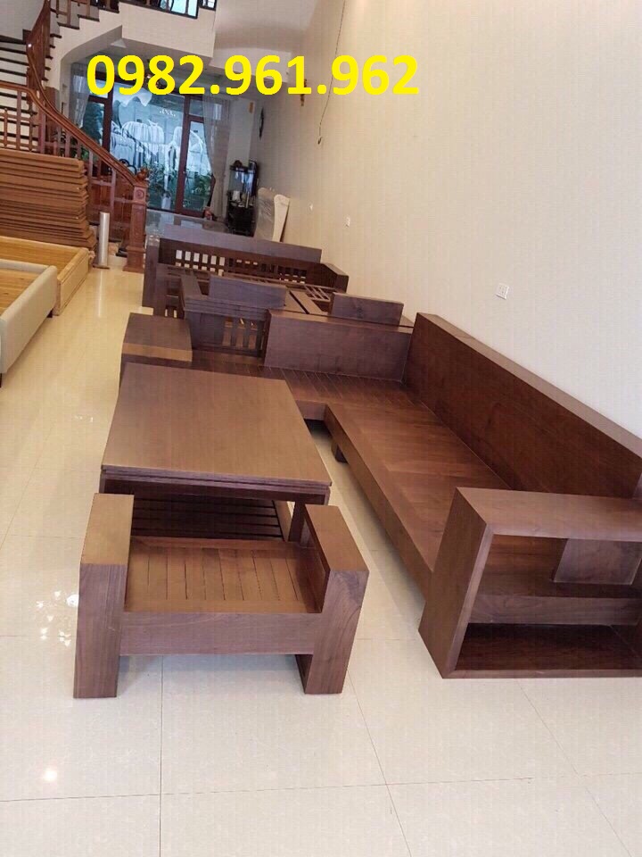 ghế sofa gỗ sồi
